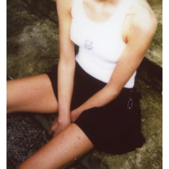 DEBUTE The Kat Mini Kilt Skirt in Black - Picture 2 of 5